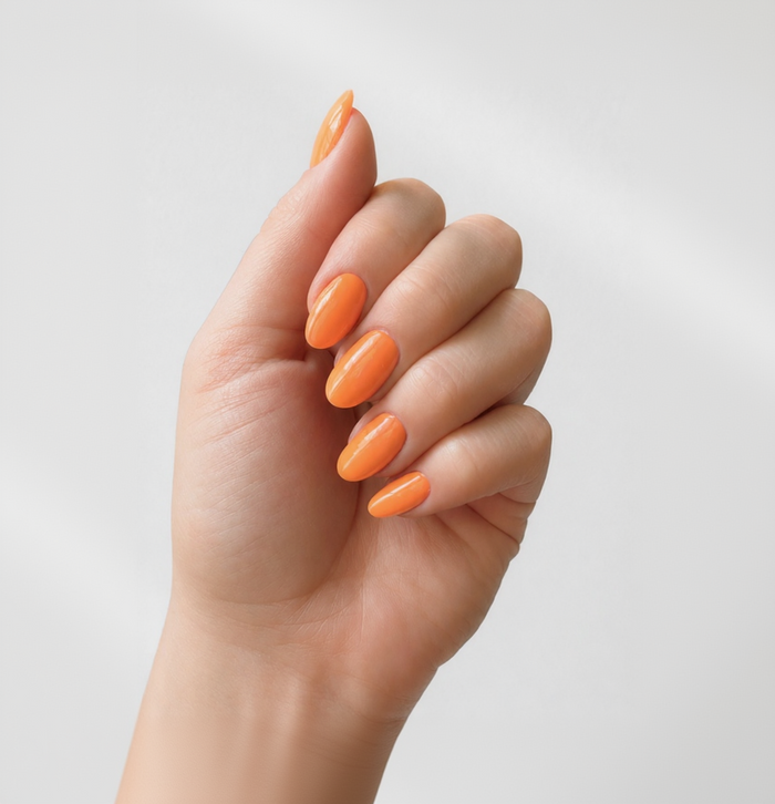 Baby Amber aplicado en uÃ±as